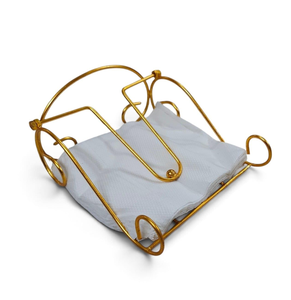 Table basse de luxe en laiton faite à la main, porte-mouchoirs en laiton pour mariage et dîner, meilleure vente - Product Image 4