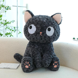 Nuevo Oso Negro de Peluche, Algodón PP Súper Suave, Ecológico, Lavable, Alivia el Estrés, Cojín Adorable, Animal de Peluche, Regalo de Cumpleaños - Product Image 3