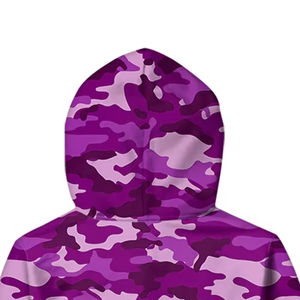 เสื้อฮู้ดผู้ชายแบบสวมหัว ผ้าฝ้าย 100% ระบายอากาศได้ดี พิมพ์ลายแบบ Sublimation สำหรับฤดูหนาว มีกระเป๋า  สำหรับเล่นกีฬา ออกกำลังกาย และสวมใส่ลำลอง - Product Image 4