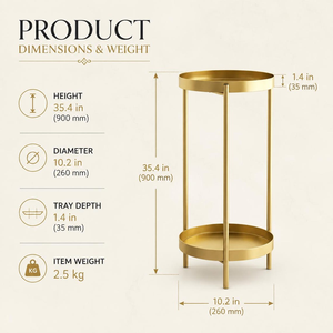 Soporte de Metal Dorado de Varios Niveles para Plantas de Interior, para Macetas Pequeñas y Grandes, Estante Alto para Exhibición de Plantas en la Sala de Estar - Product Image 3