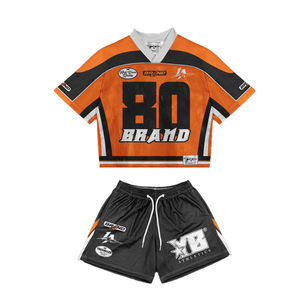 Camiseta de Fútbol Oversize Personalizada de Alta Calidad con Estampado Vintage de Baloncesto y Fútbol Americano al por Mayor - Product Image 6