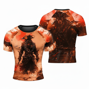 เสื้อยืดแขนสั้นคุณภาพสูง ดีไซน์ทันสมัยสำหรับฤดูร้อน แบบซับลิเมชั่น ระบายอากาศได้ดี ป้องกันแสงแดด เหมาะสำหรับออกกำลังกาย วิ่ง และเล่นกีฬา สำหรับผู้ชาย - Product Image 2