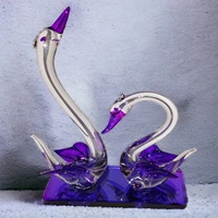 Figuras de Cristal de Loros Multicolores Hechas a Mano en India, para Decoración del Hogar u Oficina, Diseño de Cruz Feng Shui para Halloween y Navidad