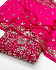 Wholesale Sequin Embroidery <b>Fabric</b> Export Quality Mesh Net Garment Textile For Importers And Bulk Buyers - Product Image 1