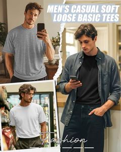 Camiseta Clásica de Algodón para Hombre, Cuello Redondo, Manga Corta, Diseño Liso, Ropa Casual de Moda, Pedido al por Mayor, Proveedor Mayorista - Product Image 5