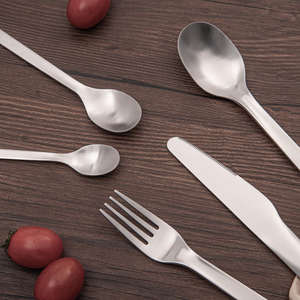 Ensemble de couverts de luxe en acier inoxydable pour la salle à manger |   Vaisselle polie miroir pour les hôtels de haute couture et les événements de mariage - Product Image 4