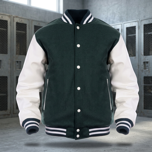 Good Quality Coated Formal Baseball <b>Jackets</b> with Hooded <b>Long</b> Sleeve Windproof Quilted Varsity Front Logo - Product Image 3