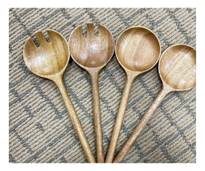 Wooden <b>Spoon</b> Set Unique Shape Handcrafted Design OEM Custom Logo Supplier - Product Image 1