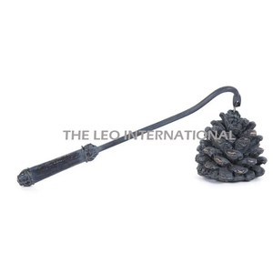 Accessoire de bougie de luxe neuf en gros, en argent plaqué, pour la maison, pot à bougie unique en béton, éteignoir à bougie - Product Image 5
