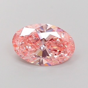 Diamant CVD rose vif fantaisie de 3 carats, de forme ovale, de luxe, cultivé en laboratoire, clarté VS1, très bonne finition, diamant non monté pour bijoux - Product Image 6