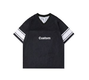 T-shirt pour hommes grande taille, t-shirt en coton de marque avec logo - Product Image 3