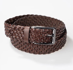 Ceintures tressées en cuir véritable de haute qualité pour hommes 2026 – Ceinture décontractée tissée avec logo personnalisé pour hommes, motif tissé, vente en gros, OEM, élégante - Product Image 3