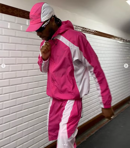 Ensemble short et veste coupe-vent d'été en nylon et polyester, respirant, confortable, style streetwear - Product Image 6