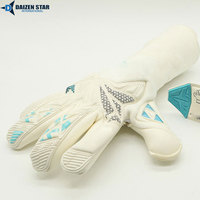 Guantes de Portero de Material PU Transpirable de la Mejor Calidad con Opciones Personalizables para Venta al Por Mayor de Fútbol