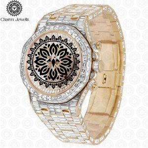 Reloj Mecánico de Acero Inoxidable de Lujo para Hombre Charm Jewells, Esfera Analógica de 40 mm, Cristal, Botón de Presión, Cierre Oculto, Resistente al Agua 10 Bar - Product Image 2