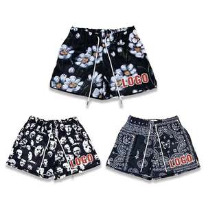 Short de basket-ball en polyester respirant de haute qualité avec logo personnalisé pour hommes - Product Image 2