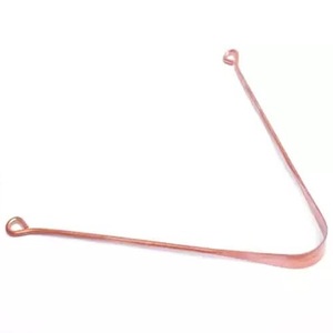 Grattoir à langue de luxe en cuivre poli, outil de soin buccal réutilisable, style antique, nettoyeur de langue - Product Image 3