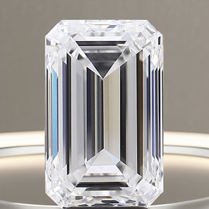 Diamante SHRAMAN de 1.00 Ct, Blanco, Claridad VVS, Corte Esmeralda, Cultivado en Laboratorio, CVD/HPHT, Diamante de Fantasía, Unisex, para Compromiso, Boda, Aniversario - Product Image 2