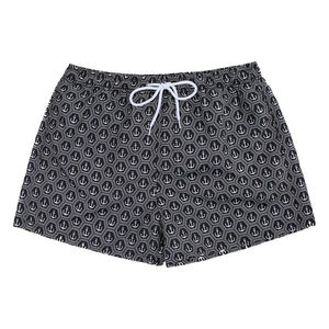 Shorts de bain personnalisés pour hommes, taille élastique, décontractés, en polyester/coton, respirants, séchage rapide, pour la natation et la plage - Product Image 1