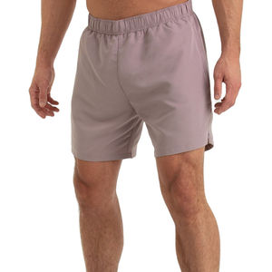 Custom Made Eco-Friendly Breathable Cotton Spandex High-Waisted <b>Elastic</b> Waist Sportswear Men's Gym Shorts for Fitness - Product Image 1