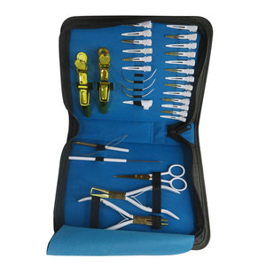 Kits Profesionales de Extensiones de Cabello, Juego Completo de Herramientas para Extensiones de Cabello para Salón y Uso Personal, Acero Inoxidable de Primera Calidad - Product Image 5