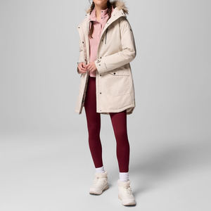 Chaqueta Parka de Invierno Personalizada para Mujer, Cortavientos, con Capucha, 100% Poliéster, Manga Acolchada, 300g, OEM, Venta al Por Mayor - Product Image 1