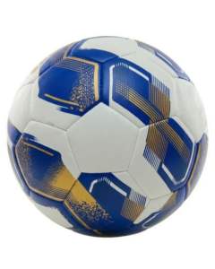 Ballon de football d'entraînement professionnel TORO SKINS en cuir PU, taille 5, rayures vertes, durable, cousu à la machine - Product Image 5
