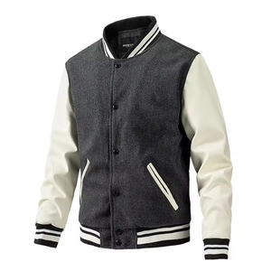 Wholesale Baseball Jackets Quick Dry Custom Windbreaker Varsity Jacket <b>Man</b> Waterproof Plus Size Coat Winter Jacket - Product Image 4