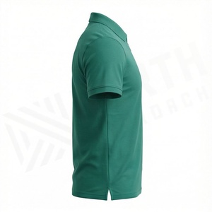 เสื้อโปโลผู้ชายสั่งทำขายส่ง พร้อมโลโก้พิมพ์ลาย ดีไซน์ใหม่ สีพื้น ผ้าถัก ผลิตในปากีสถาน - Product Image 3