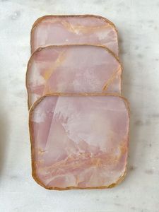Modern Resin <b>Coaster</b> Set – Stylish <b>Drink</b> <b>Coasters</b> for Home Epoxy Resin <b>Coasters</b> – Handmade Coffee Table Accessories - Product Image 5