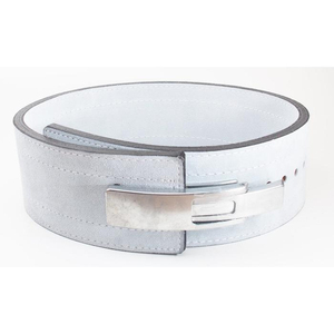 Ceinture de musculation en cuir Harry Johnson Production, noire, réglable avec fermeture auto-agrippante pour adultes, entraînement d'arts martiaux - Product Image 5