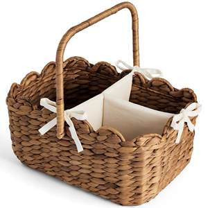 Cesta de Almacenamiento Infantil Estilo Picnic Premium, Organizador de Mimbre Tejido a Mano, Linda Cesta de Almacenamiento de Juguetes para Niños, Cesta Decorativa para Bebés, Regalo - Product Image 4