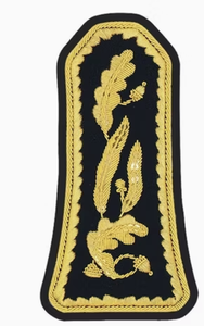 Épaulette de luxe brodée à la main de haute qualité avec fil de bullion, insigne de couronne dorée, écusson cérémoniel personnalisé 3D - Product Image 3