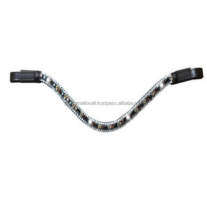 สายคาดหนังม้าขี่ม้า,พร้อมคริสตัลตกแต่งพลอยเทียมปรับแต่งได้ - Product Image 6