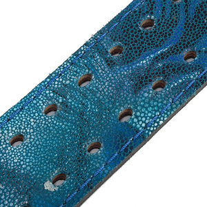 Custom Logo Cowhide Leather Power Weight Lifting Belt for Gym Competition Grade Cowhide Powerlifting Belts - Product Image 6