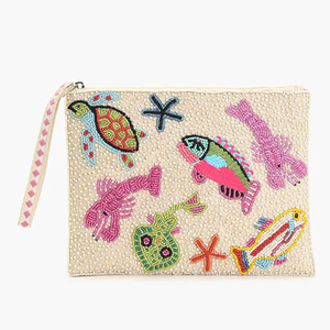 Bolso de Mano Clásico Hecho a Mano con Cuentas y Diseño de Dibujos Animados, Cartera de Moda de Calidad, Monedero, Estuche para Cosméticos, Bolso Bordado - Product Image 5