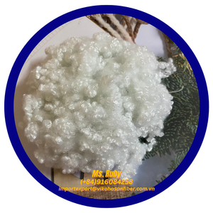 เส้นใยโพลีเอสเตอร์รีไซเคิลเกรดเวอร์จิ้น 15D32HCS GRS แบบกลวงเคลือบซิลิโคน ความละเอียด 15D สำหรับวัสดุยัดไส้ ขายดี - Product Image 5