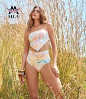 Maillot de bain tendance MLY ceinture extensible Maillot de bain de créateur Triangle de luxe Ensemble bikini de haute qualité