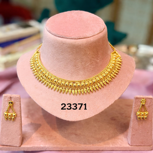 Conjunto de Joyería de Moda Vintage India Chapado en Oro de 24K: Collar, Pendientes, Brazaletes, Peines y Broches de Aleación de Zinc para Aniversario y Uso Diario - Product Image 2