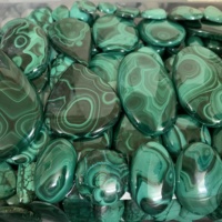 Pierres précieuses de malachite verte naturelle de haute qualité en vrac, cabochons certifiés IGI, effet étoilé, tailles personnalisables, Silver Rida