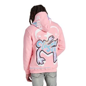 Sudadera con capucha con cremallera de cara completa para hombre con logotipo personalizado 2025, venta al por mayor, ropa de calle, chaqueta mezclada de algodón con serigrafía 100% algodón - Product Image 4