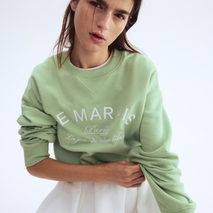 Camiseta Deportiva de Manga Larga con Hombros Caídos, Transpirable, de Alta Calidad, Estilo Casual de Invierno, Forrada - Product Image 5