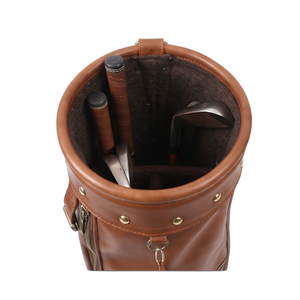 Bolsa de Golf Personalizada con Logotipo, de Cuero Genuino, Impermeable, Portátil, con Soporte para Carro, Tamaño Personalizado, Venta al Por Mayor, OEM, ODM - Product Image 4