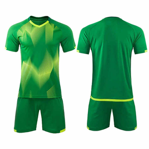 Conjunto de Camiseta de Fútbol Sublimada con Diseño Geométrico Azul para Hombre, Uniforme de Manga Corta que Absorbe la Humedad, Ropa Deportiva para Adultos para Todas las Temporadas - Product Image 3
