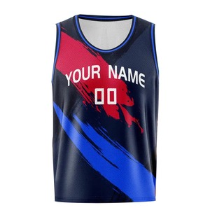 ผู้ผลิตเสื้อบาสเก็ตบอลแบบกำหนดเอง OEM ODM ชุดบาสเก็ตบอล พิมพ์ลายแบบซับลิเมชั่น แห้งเร็ว เสื้อกีฬาแขนกุด - Product Image 1