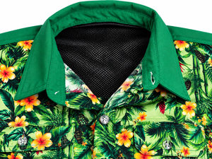 Chemise hawaïenne décontractée pour homme, manches courtes, boutonnée, imprimé floral, logo personnalisé OEM, 100% coton, printemps/été - Product Image 4