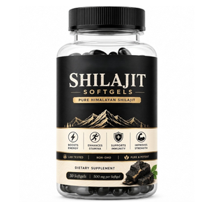 Capsules de Shilajit himalayen traditionnel, 30 unités, 100% naturel et pur, favorisent l'énergie chez les hommes - Product Image 2