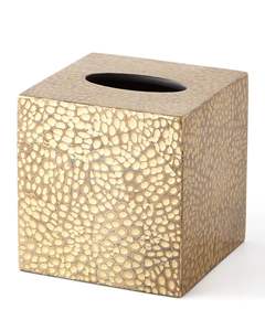 Boîte à mouchoirs décorative en étain faite à la main, en métal nickelé brillant et poli, pour usage en restaurant - Product Image 3