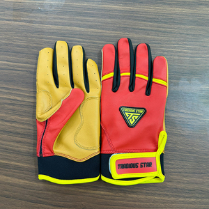Wholesale Professional Unisex Baseball Batting Gloves Customized Design Sheepskin Leather High Quality Lightweight Wrist Support - Product Image 5