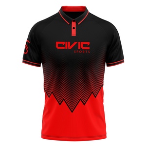 Camisetas de golf de poliéster en blanco con sublimación, camisetas de polo con logotipo personalizado, camisetas de cuello de giro con ajuste adelgazante para hombres - Product Image 3